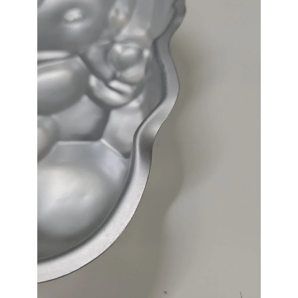 Vtg 1977 Wilton Teddy Bear With Flower Cake Pan, 502-7458
